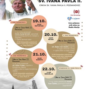 Proslava spomendana Ivana Pavla II. u Poznanovcu